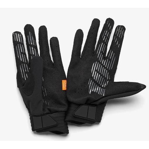 Glove 100% Cognito Black Charcoal / Gloves 100% ORIGINAL