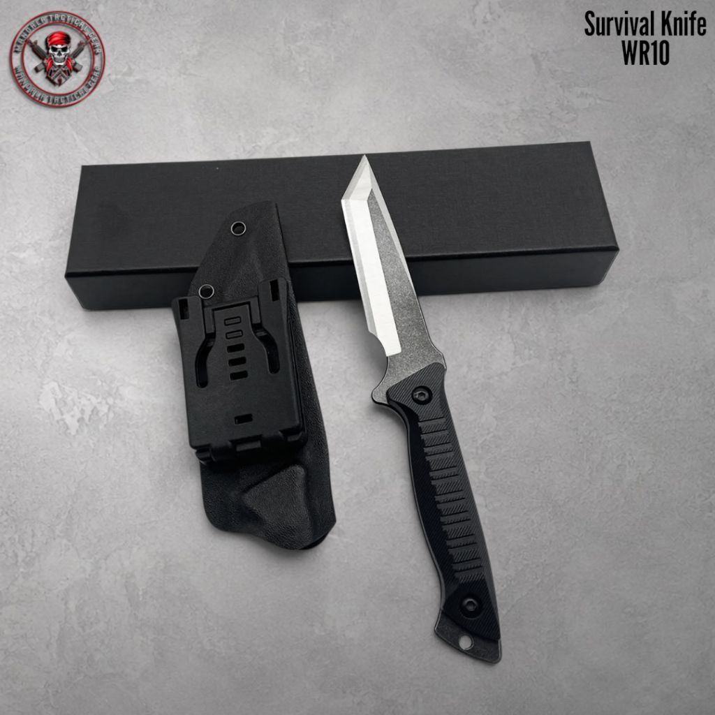 Pisau Survival WR10 Fixed Blade Outdoor Camping EDC knife tactical WR10