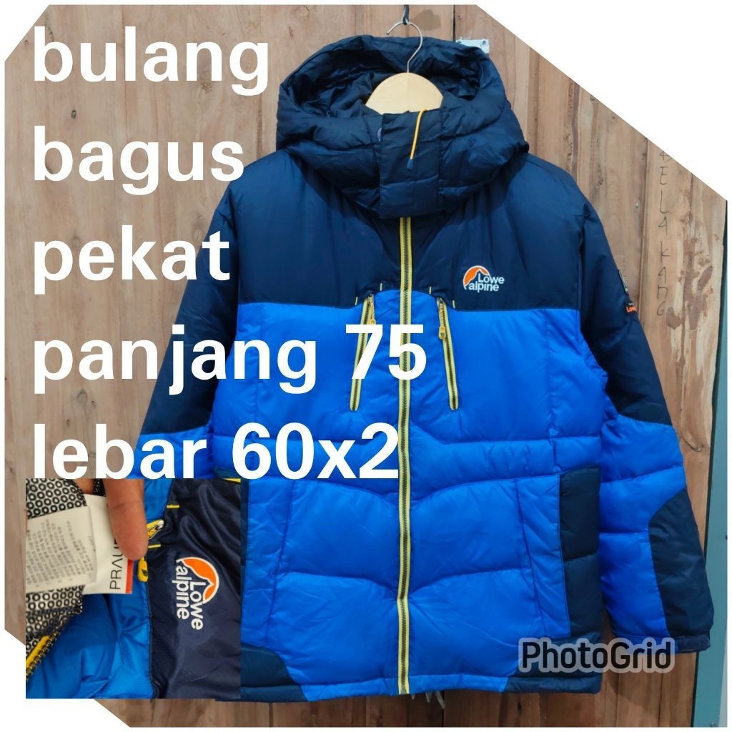 jaket gunung outdoor Puffer gelembung winter salju bulang bulu angsa lowe alpine