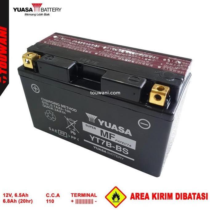 Aki Baterai Motor Ducati Panigale Suzuki Drz 400 Yuasa Yt7B-Bs