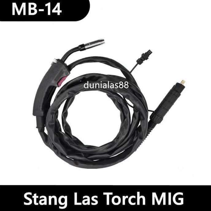 Stang Las Torch Mig Co2 Mb 14 Ak Welding Torch 2.5M 3M Mb14 Mb-14