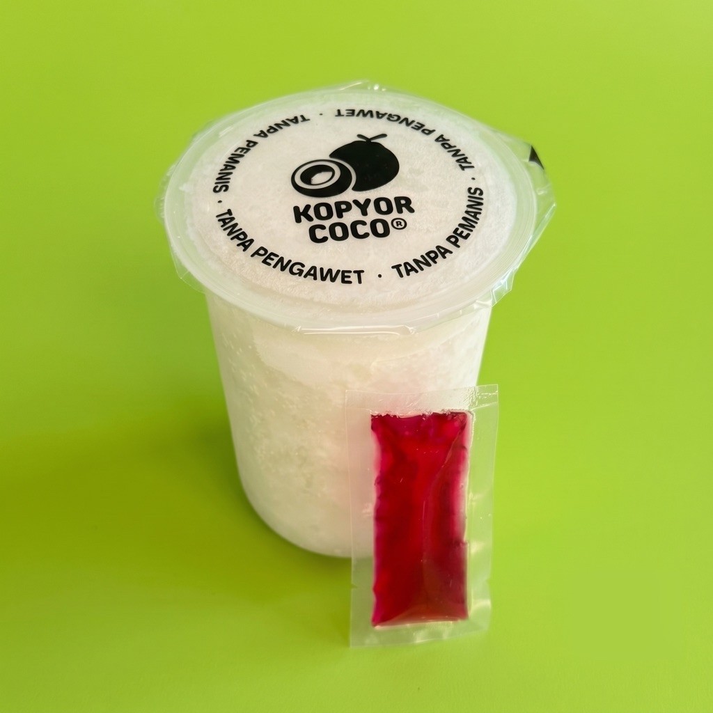 Air & Daging Kelapa Kopyor - 400 ml (dikirim dalam kondisi beku)
