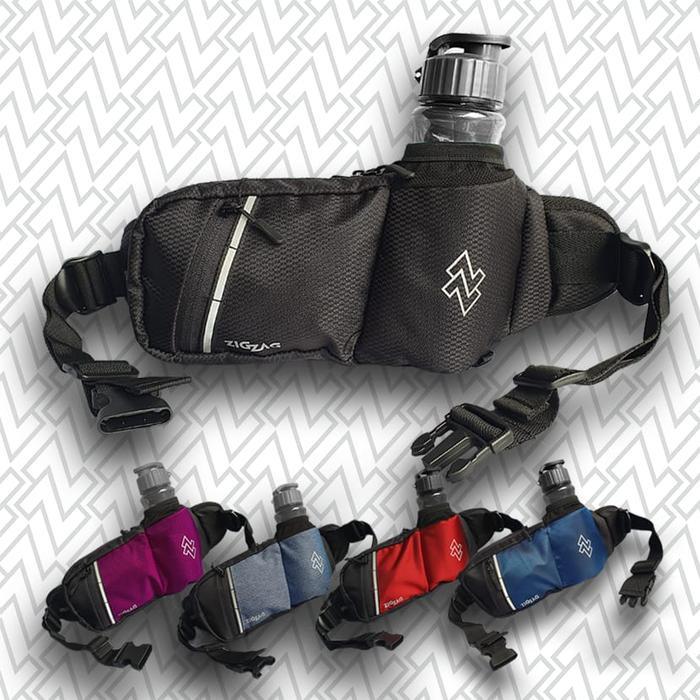 HYDROBELT TAS PINGGANG TAS BOTOL TAS ENDURO - FULL BLACK, TAS SAJA