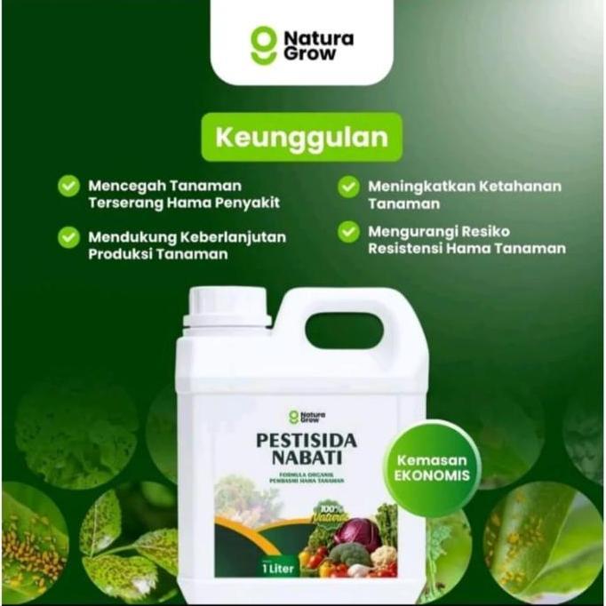 Pestisida Nabati 1 Liter Pestisida Organik Untuk Semua Hama & Pestisida Nabati Untuk Padi, Sayuran, 