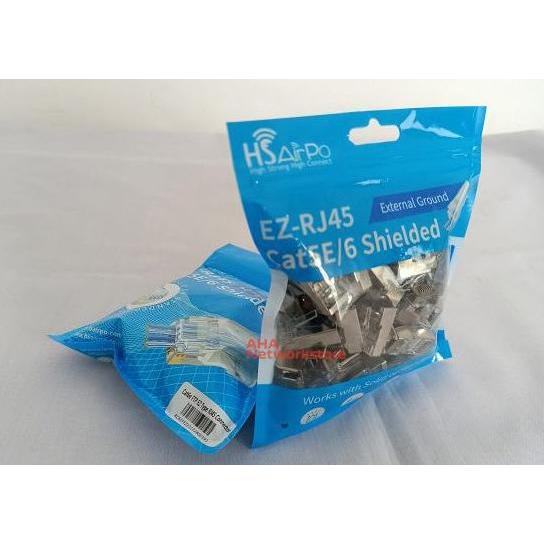 KONEKTOR FTP CAT6 ANTI GAGAL KONEKTOR FTP CAT6 EZ HSAIRPO FTP CAT6 EZ