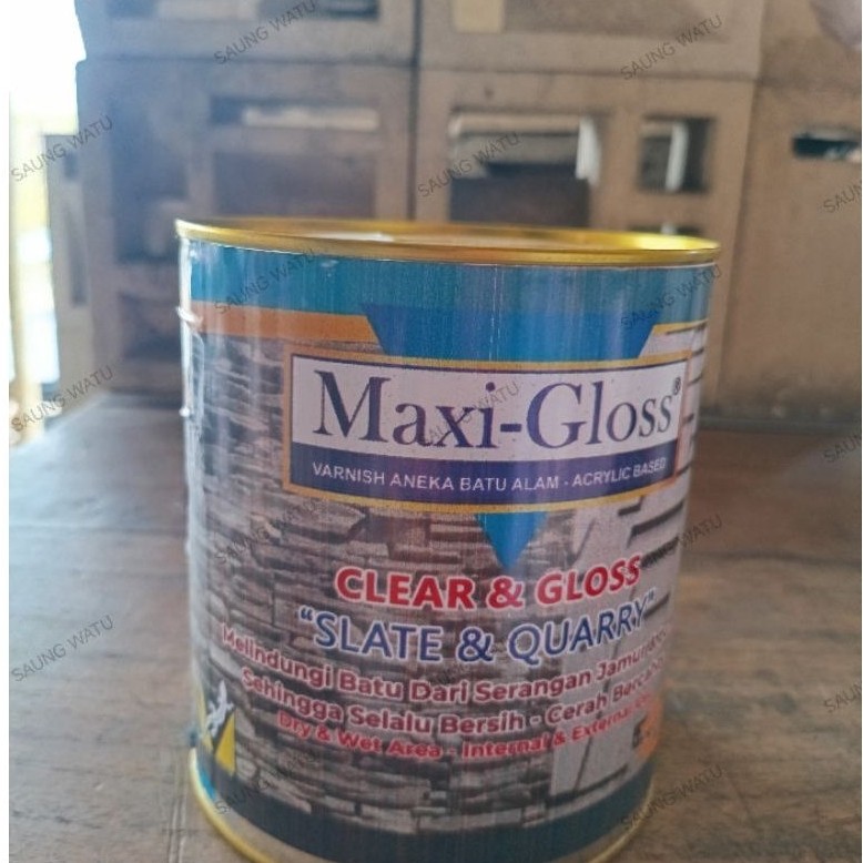 Maxi Gloss coating/pernis batu alam Glossy