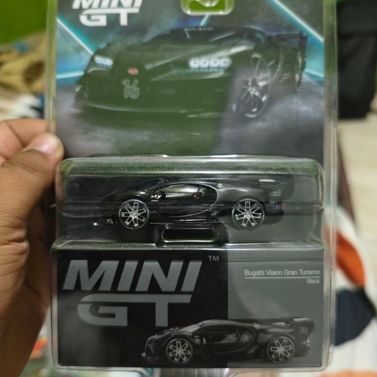 MINI GT Bugatti Vision Gran Turismo Black Blister