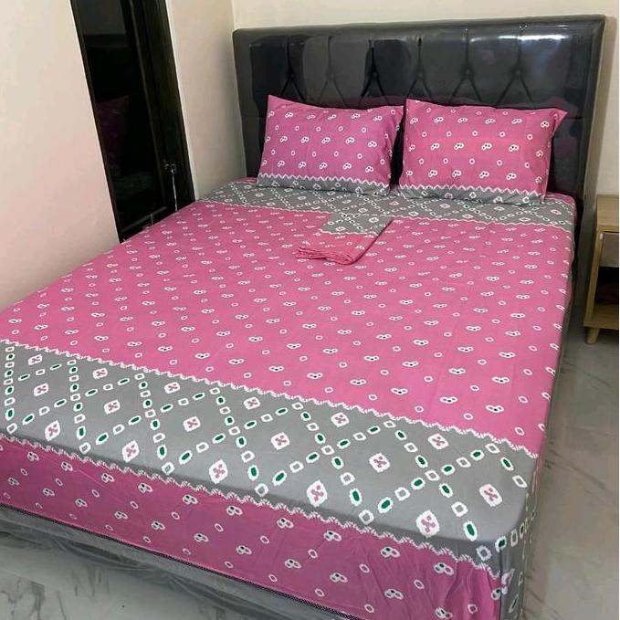 Sprei motif jumputan terlaris ukuran komplit Sprei jumputan solo Sprei jadul