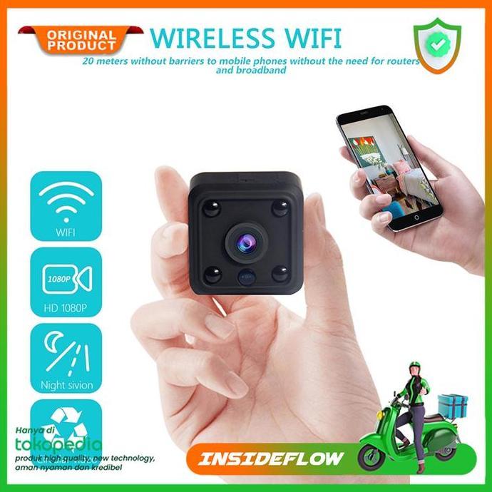 Kamera Mini Tersembunyi Spy Cam Wifi Mini Camera CCTV
