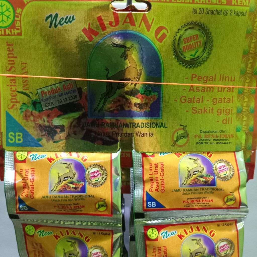 Kapsul Kijang Herbal - 100% Original, Bahan Alami, Obat Tradisional
