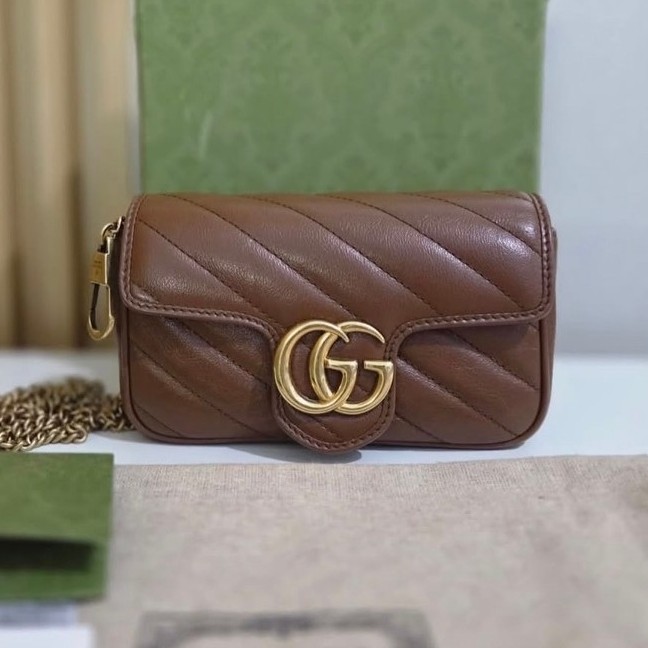 PRELOVED Marmont Supermini Caramel