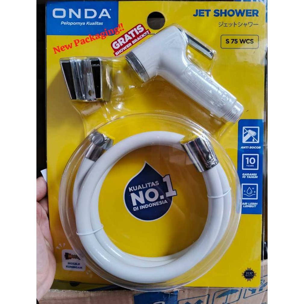 JET SHOWER ONDA S 75 WCS PUTIH // SHOWER TOILET DUDUK BIDET