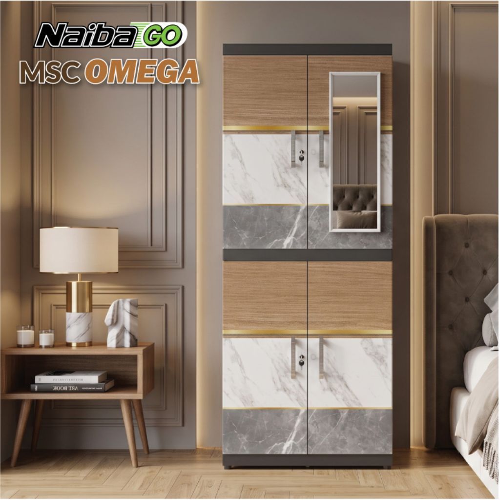 NAIBA- LEMARI PLASTIK NAIBA 9324/LEMARI MINIMALIS NEW