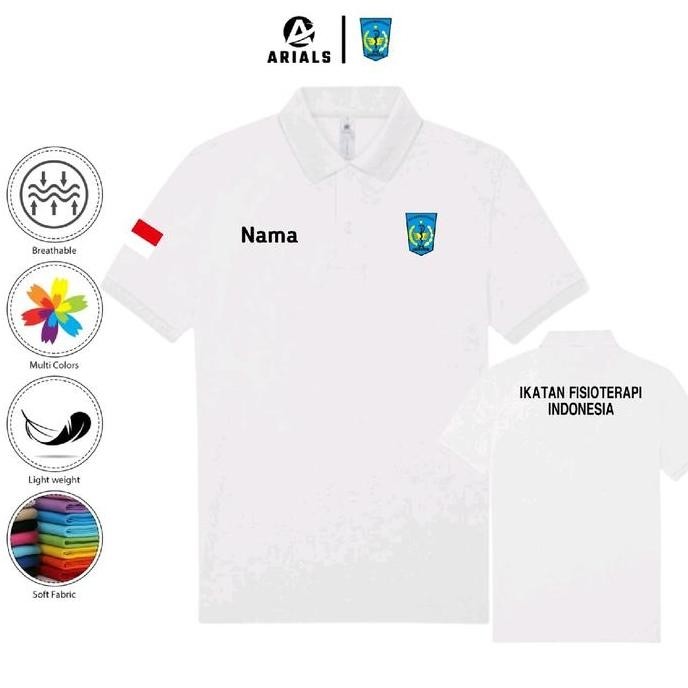 Dika.Sep_ Arials Polo Shirt Baju Kaos Kerah Ikatan Fisioterapi Indonesia