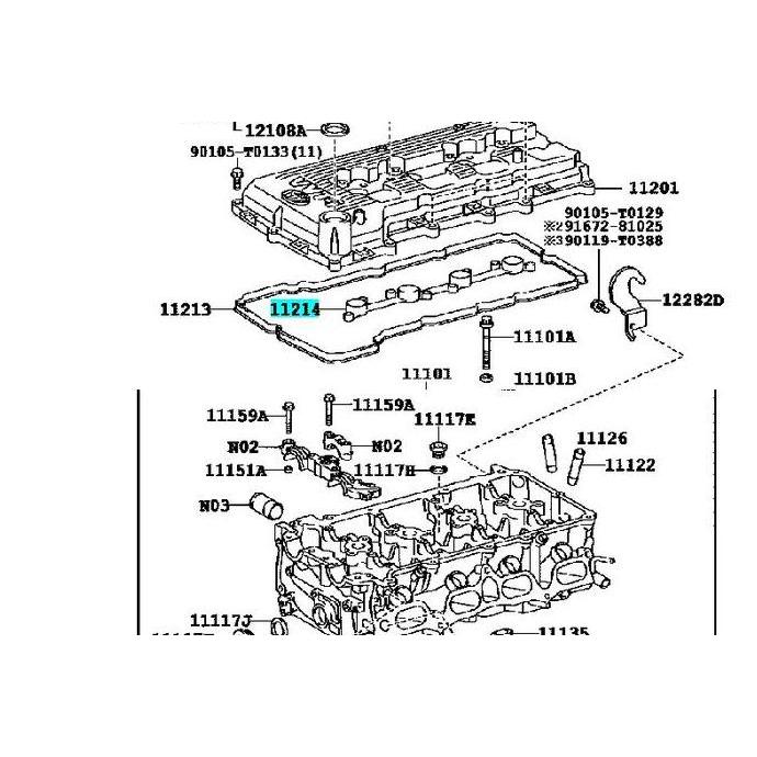 Pasha_Tu - 11214-0C010 / 11214-0C011 Paking Busi Innova, Fortuner, Hilux