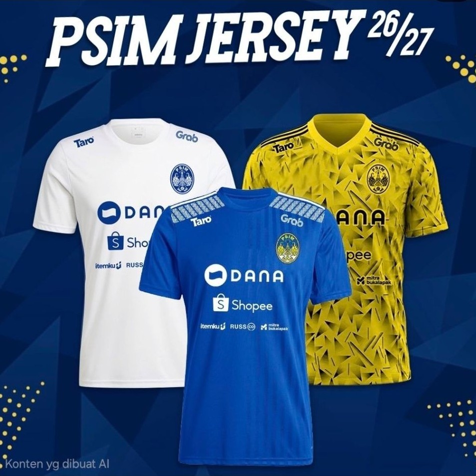 JERSEY PSIM YOGYAKARTA HOME/AWAY/THIRD 26/27