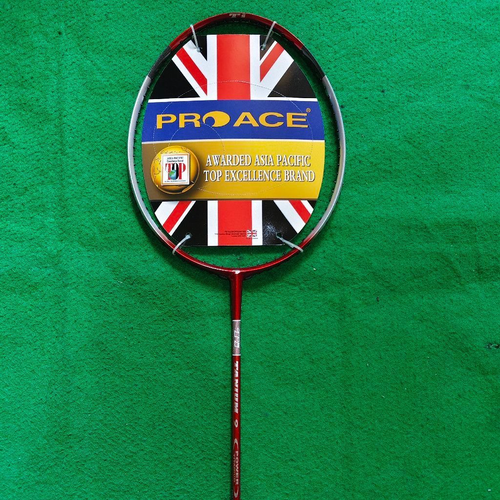 Raket Badminton Pro Ace Titanium 9 3UG5 30LBS Original