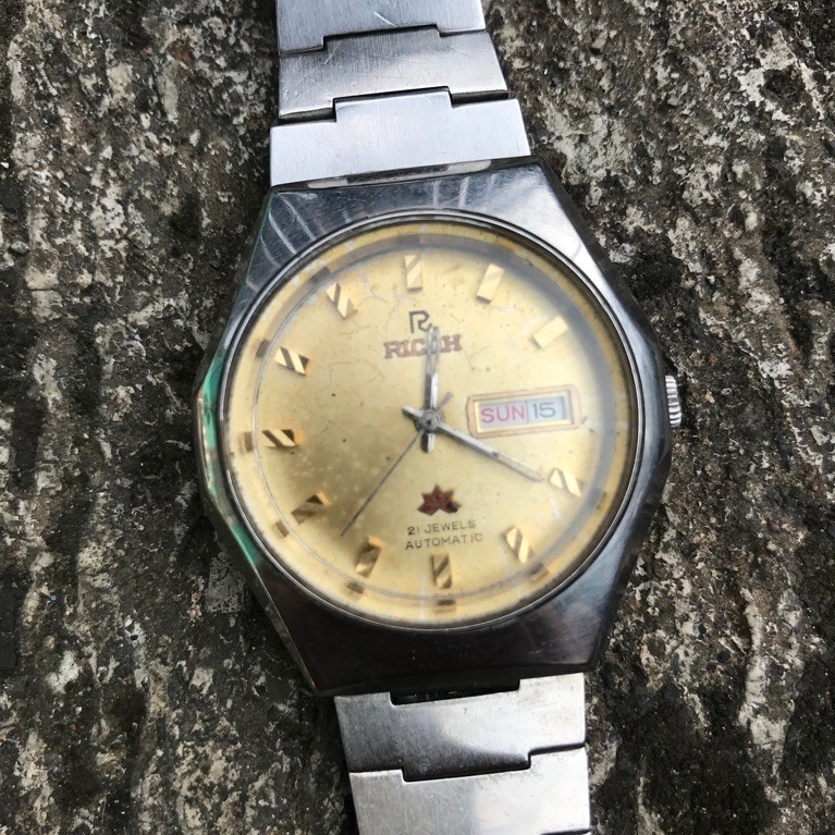 jam tangan ricoh automatic vintage