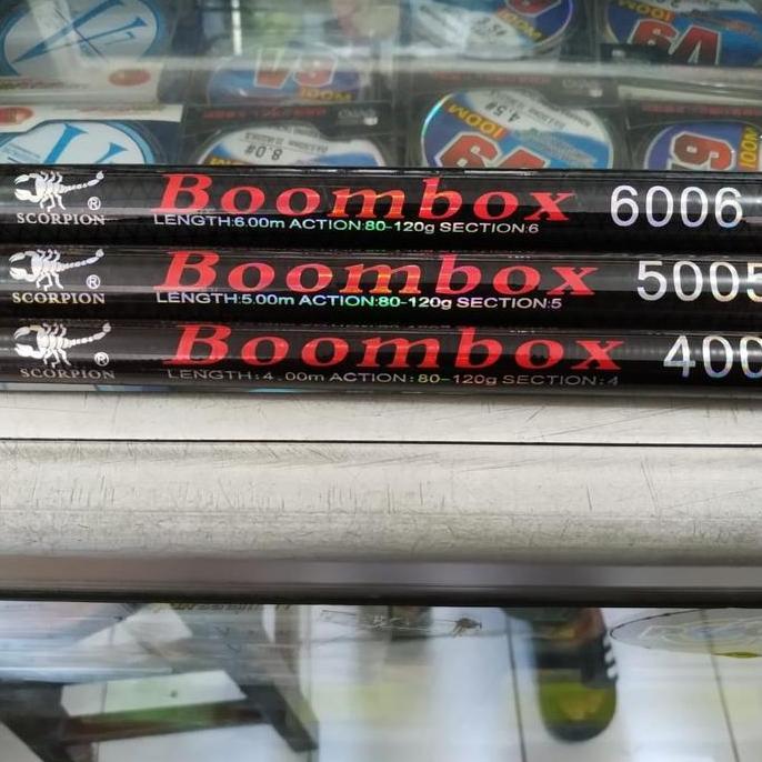 TERBARU - Joran Tegek Scorpion Boombox panjang 7 meter full carbon kaku