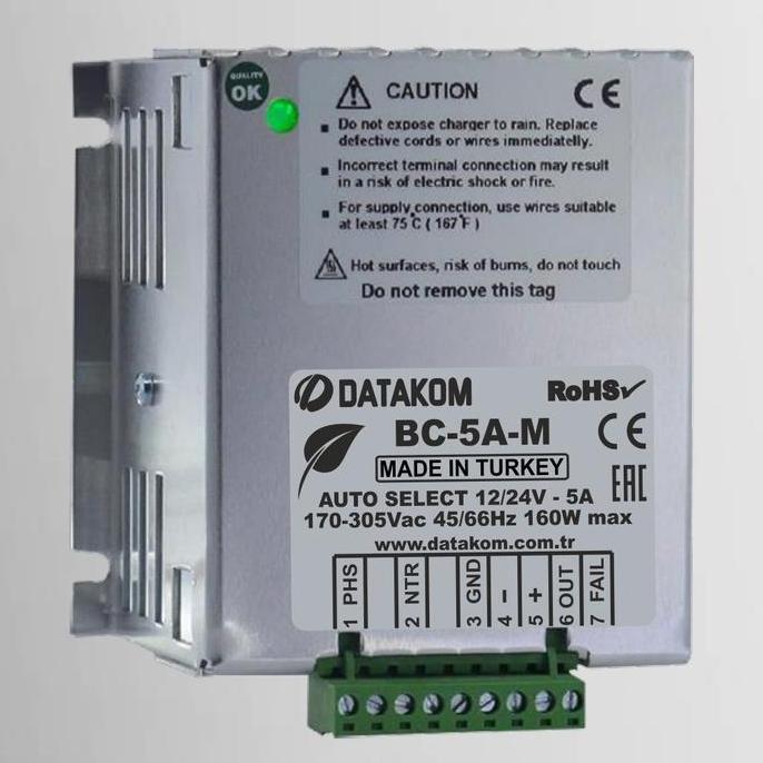 Promo Battery Charger Datakom Original 5A 12V / 24V / Smps125 /  Smps245