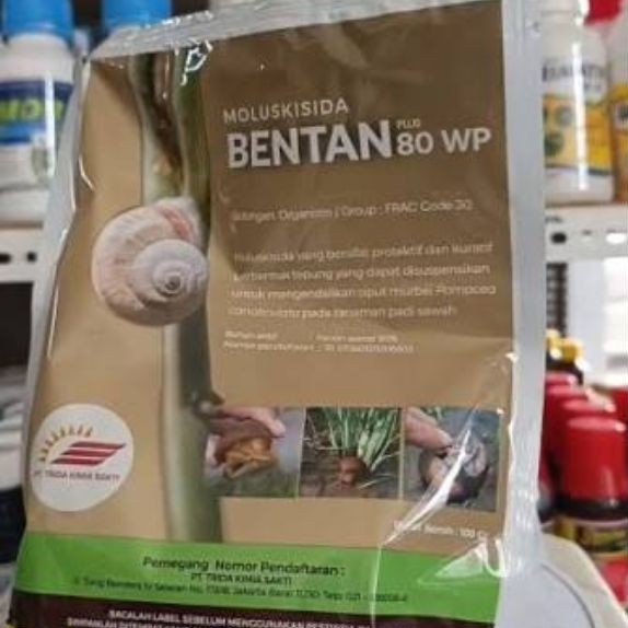 Moluskisida Bentan 80 WP kemasan 100 gram