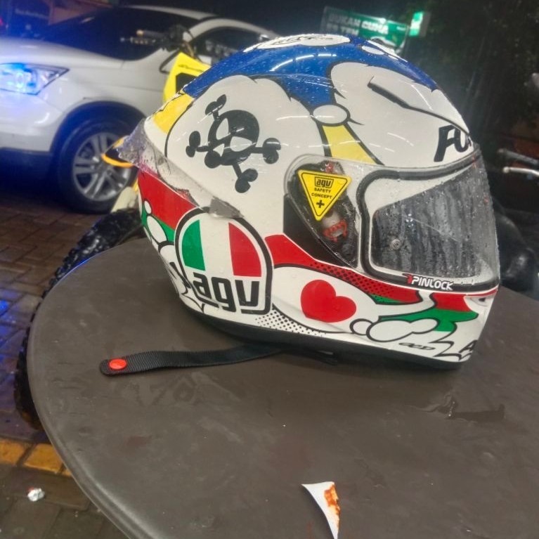 HELM AGV K3SV COMIC DUAL VISOR M L XL