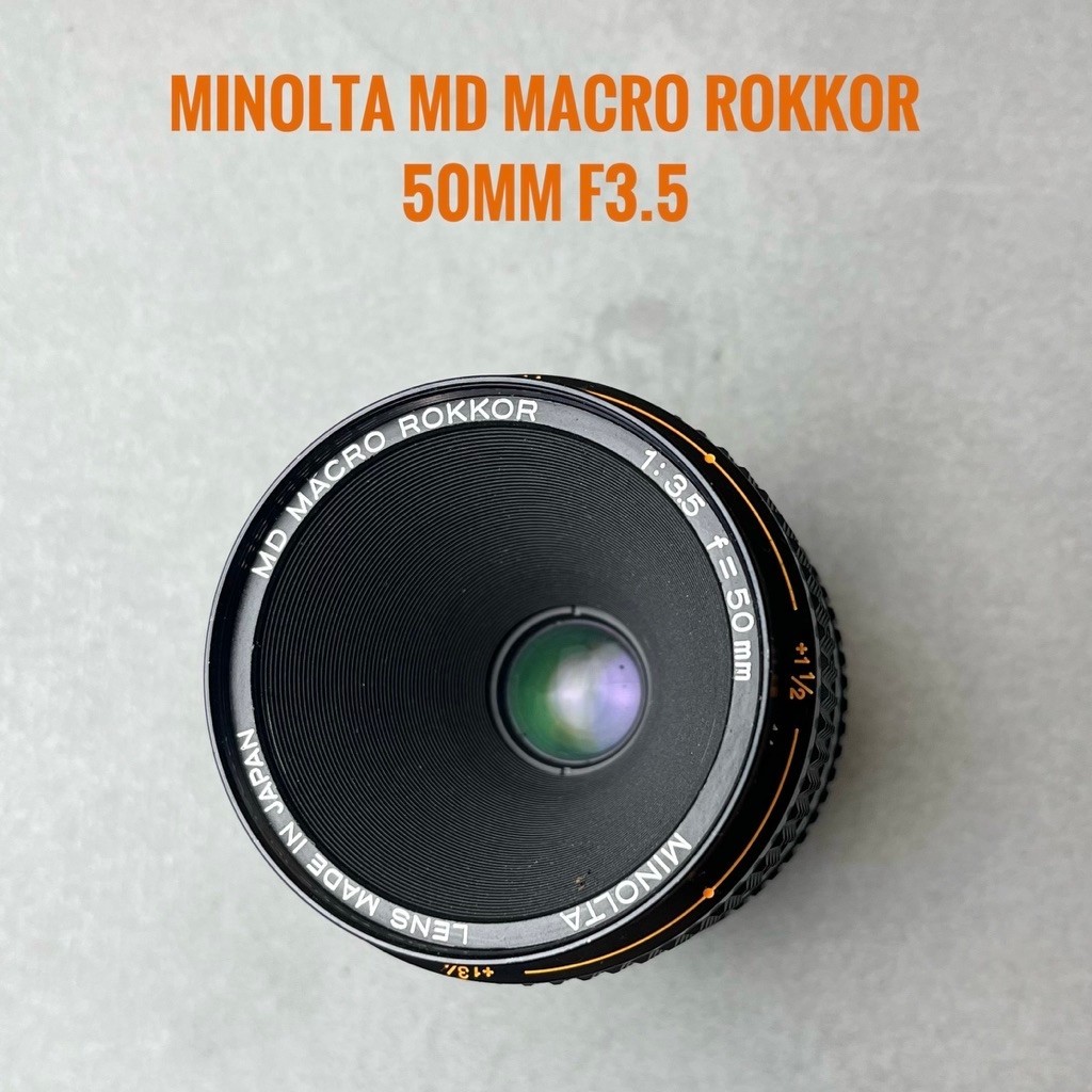 Minolta MD Macro Rokkor 50mm 3.5 mount MD