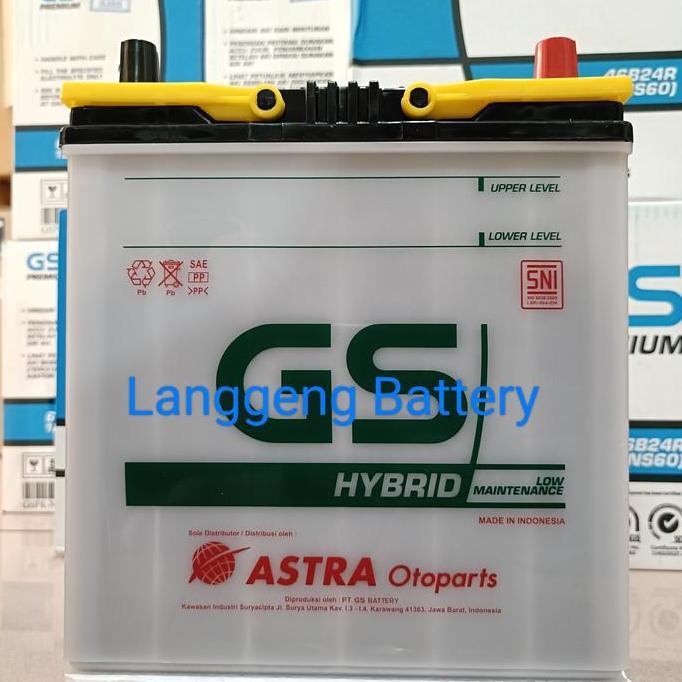 Aki GS Astra NS40ZL 36B20L Hybrid (aki basah)