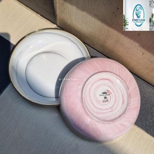 1 PCS PIRING KERAMIK MARBLE piring cantik piring keramik piring restauran piring makan keramik pirin