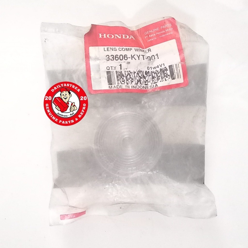 LENS COMP WINKER MIKA LAMPU SEIN RITING HONDA SCOOPY KARBURATOR KARBU ORIGINAL 33606-KYT-901