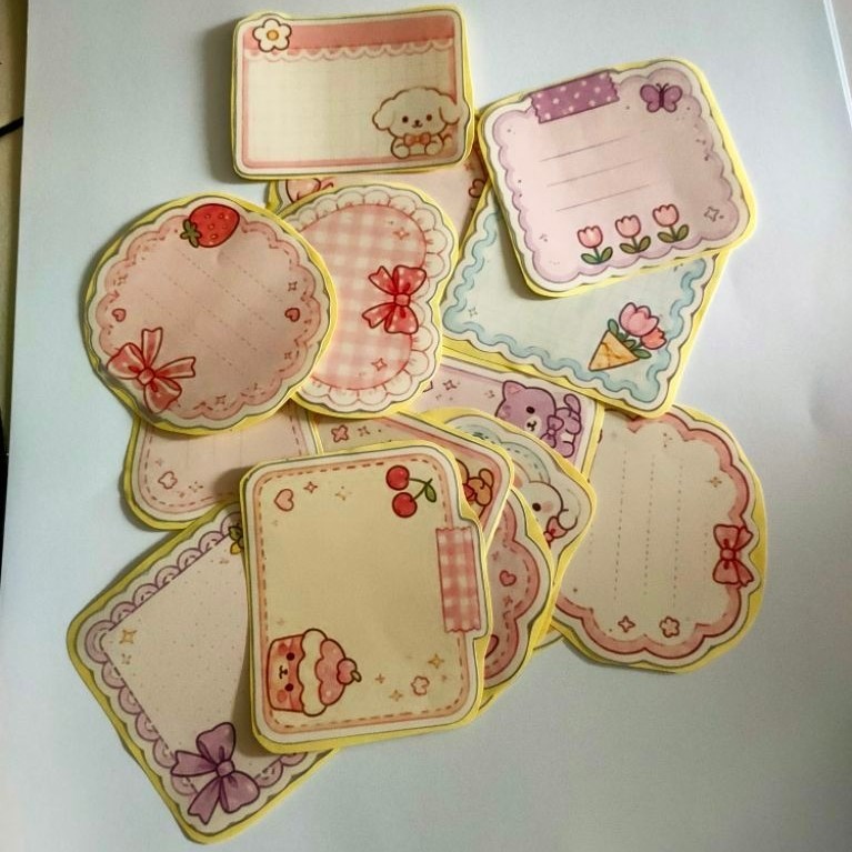 Stiker note kawaii. Harga untuk 1 pcs