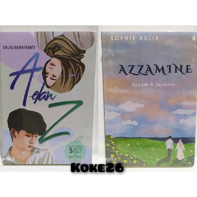 RAJA88 PAKET 2 NOVEL BESTSELLER A DAN Z , AZZAMINE SOFT COVER