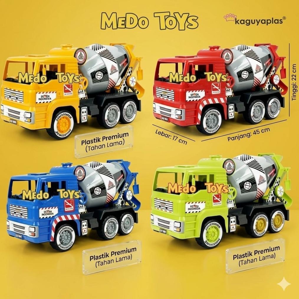MAINAN ANAK MOBIL MOLEN TRUK BEKO JUMBO KGP 8081 8090 PLASTIK PREMIUM MIXER Diskon
