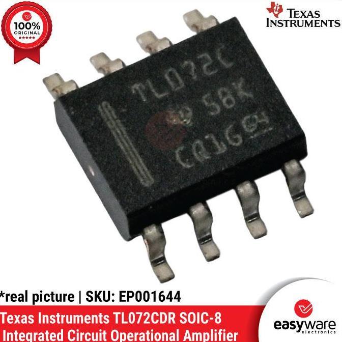 Ic Tl072 Smd Ic Op Amp Tl072Cdr Soic-8 Original Ic Fet Input Amplifiers