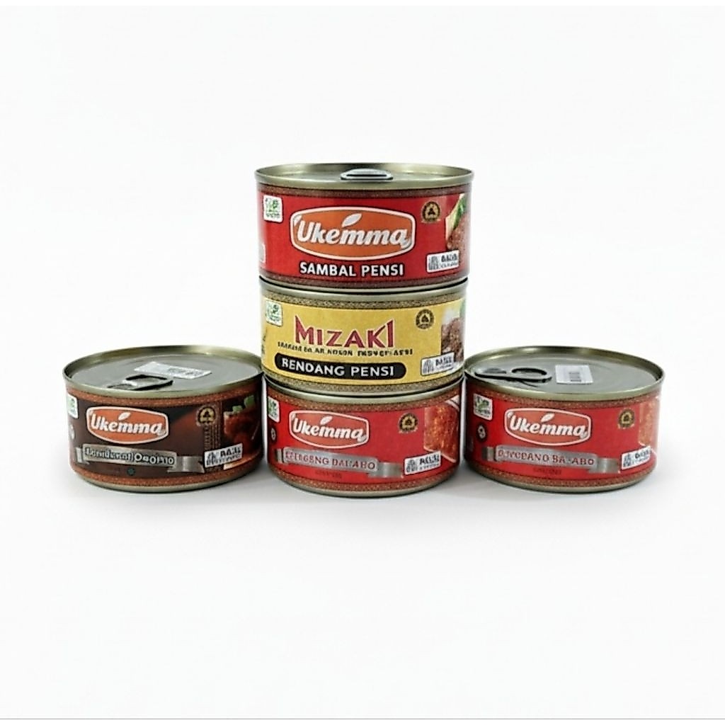 Rendang Daging Sapi Kaleng Dendeng Balado Kaleng  Mizaki 250 gr