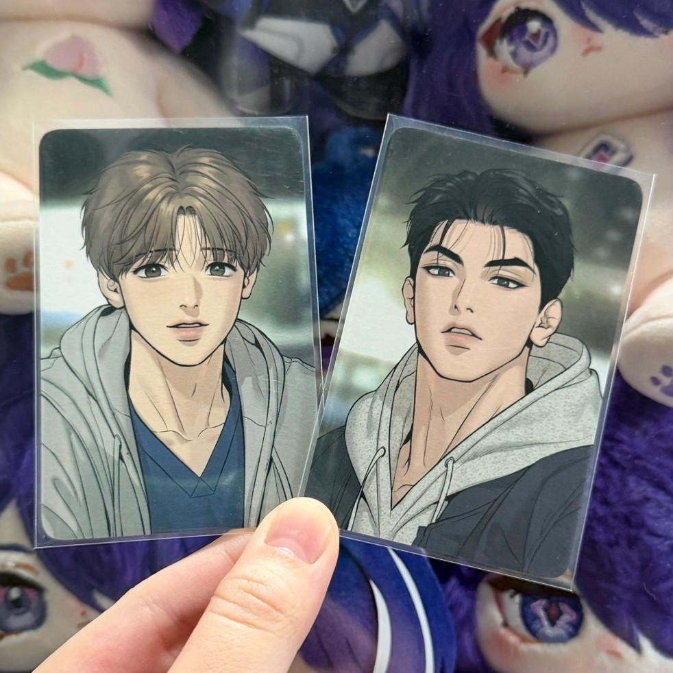 SET Official merch pc Joo Jaekyung & Kim Dan photocard stand package Jinx manhwa Mingwa lezhin bomto