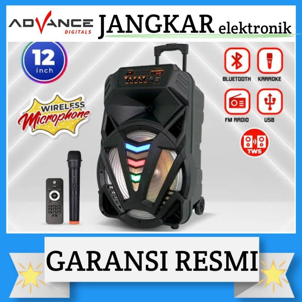 AMPLI MEETING ADVANCE 12INC K-1201/ADVANCE AMPLI MEETING 12INC K-1201 GARANSI RESMI