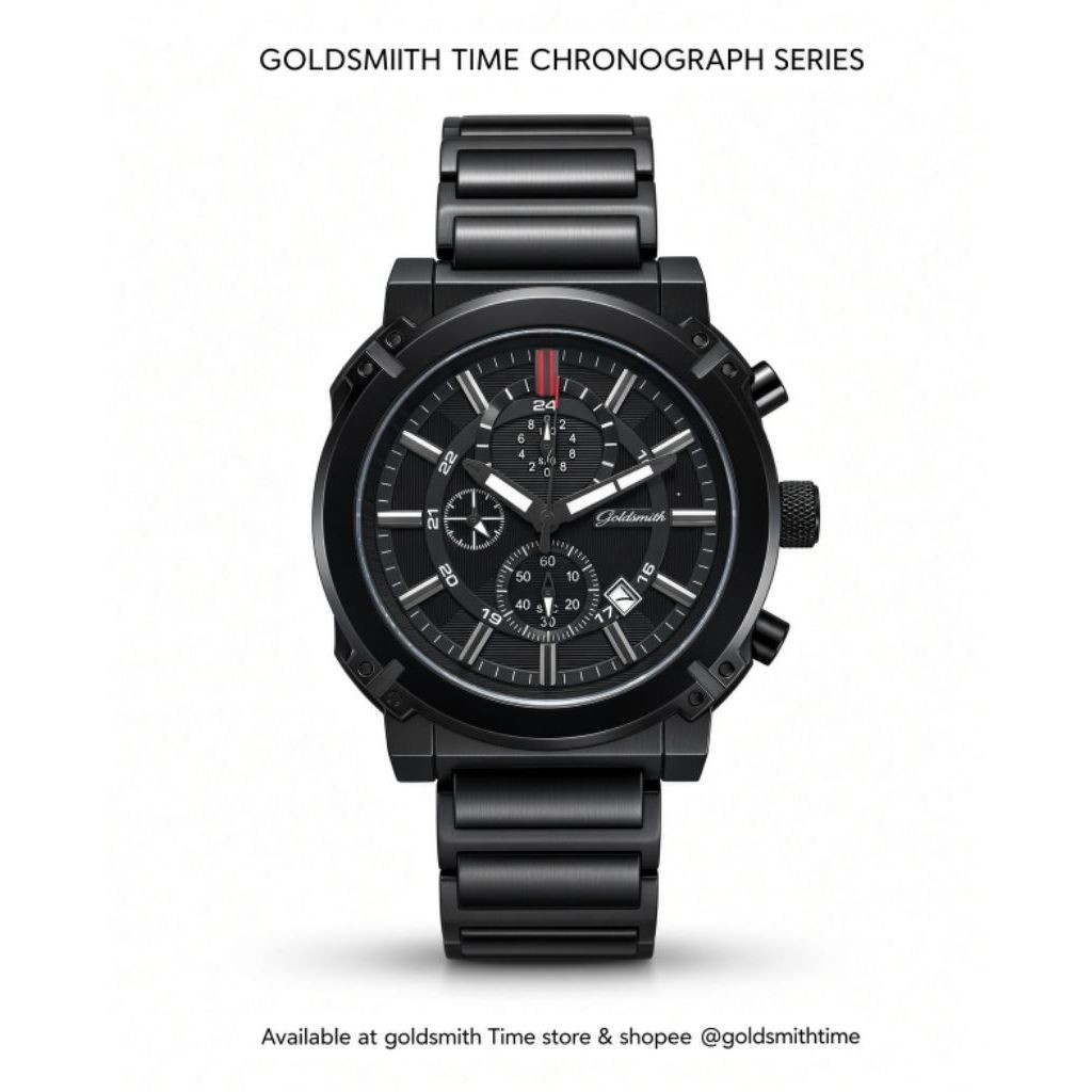 jam tangan pria Goldsmith time 8064 cronograph