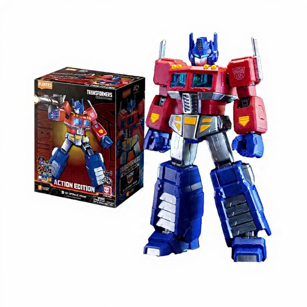 Blokees Figure Transformers Action Edition G1 Optimus Prime Legend AE01 Mainan Action Figure Model K