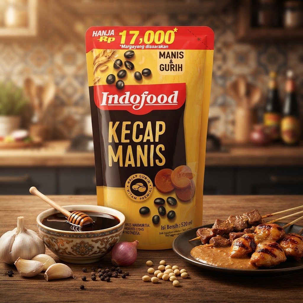 Kecap Manis Indofood 620ml/ Kecap Manis Indofood
