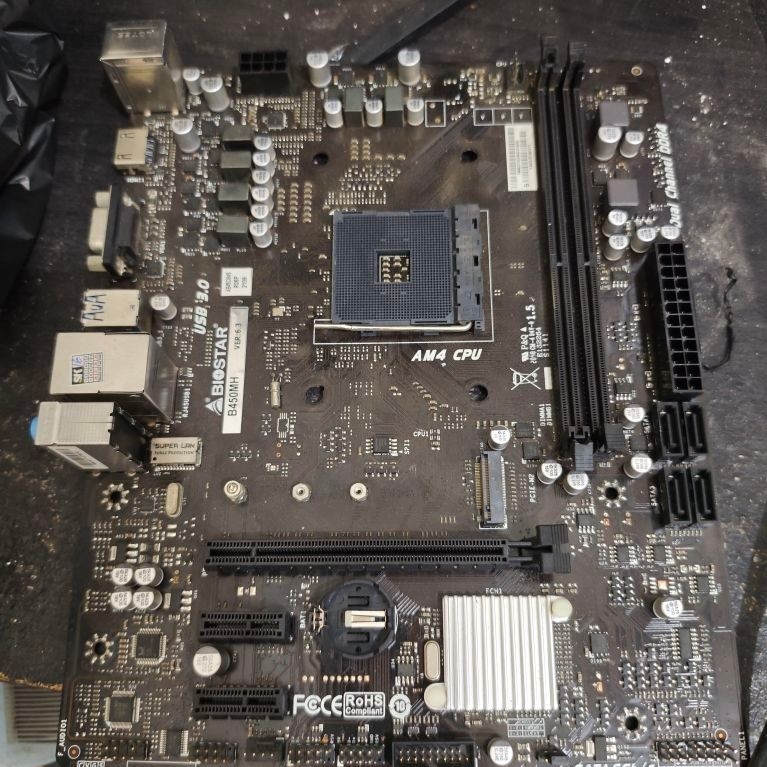 motherboard Biostar b450mh