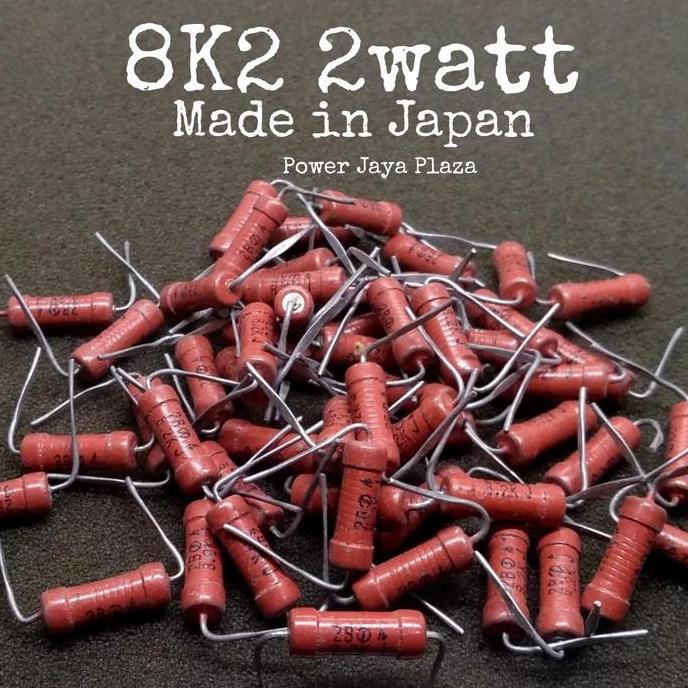 RESISTOR 8K2 2WATT MADE IN JAPAN HIGH QUALITY RESISTOR PJP79