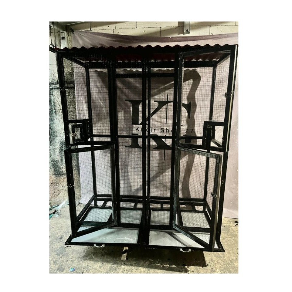 Kandang Aviary Minimalis Burung Murai, Lovebird, Kenari DLL - P 160 cm x T 2 m x L 70 cm