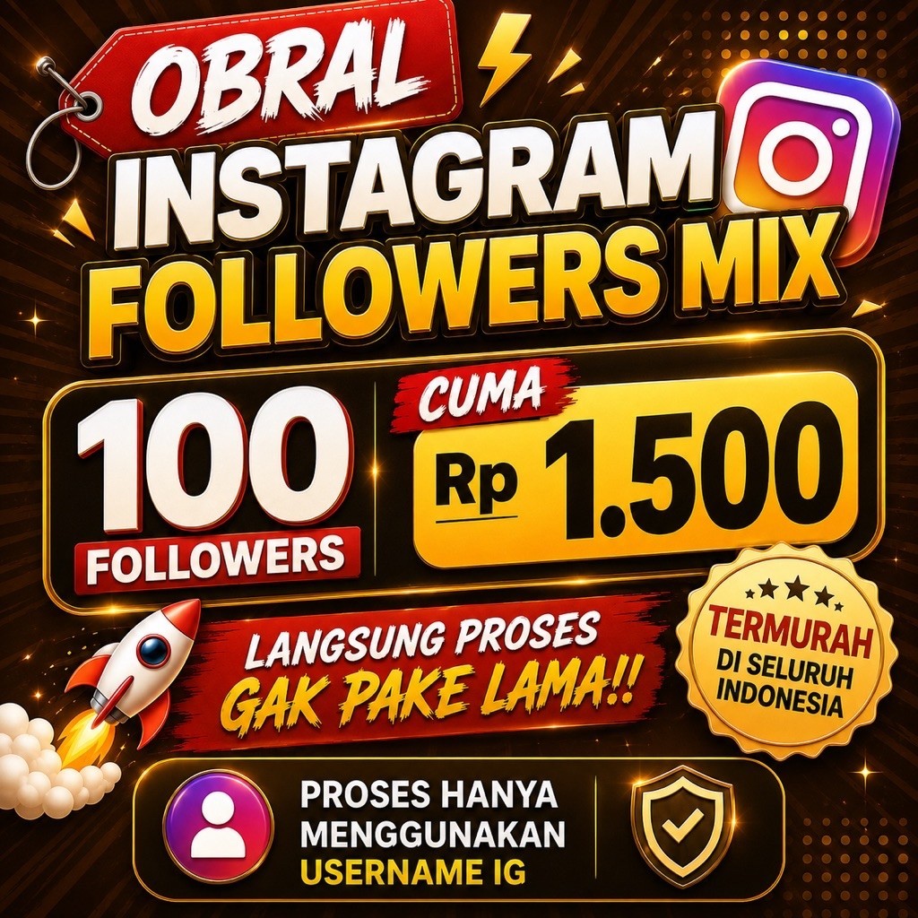 [OBRAL] Followers Instagram Real Permanen | Instagram Followers Real Murah