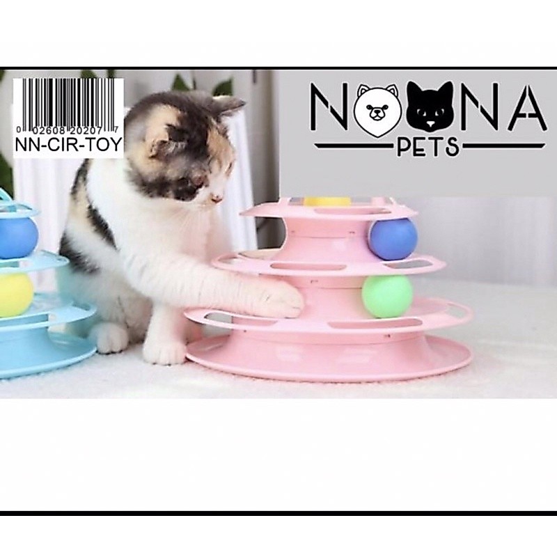 NOONA TOWER CIRCULAR CAT TOY-mainan kucing tower-cat toy