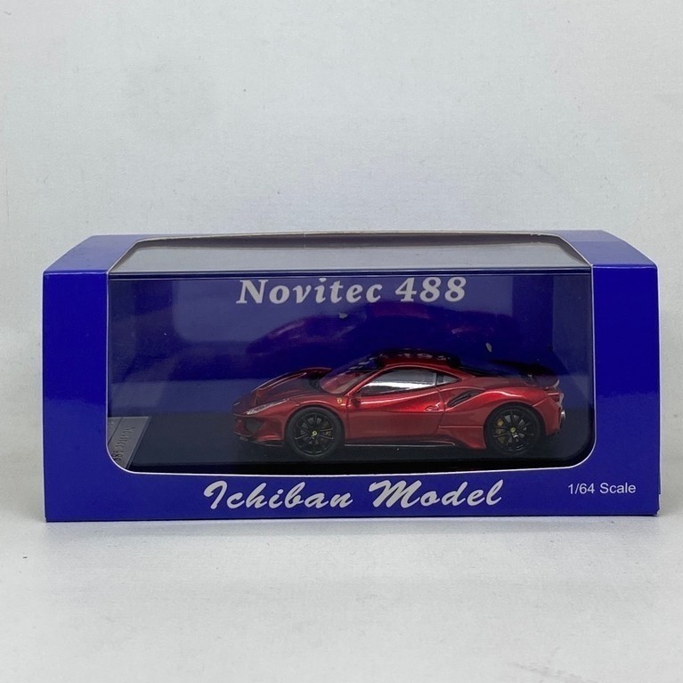 Ichiban Model Ferrari 488 Novitec Red