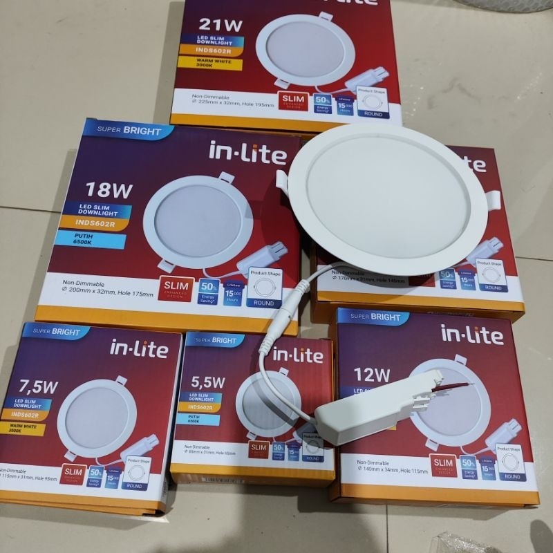 LAMPU In Lite Downlight LED Slim Downlight INDS602R