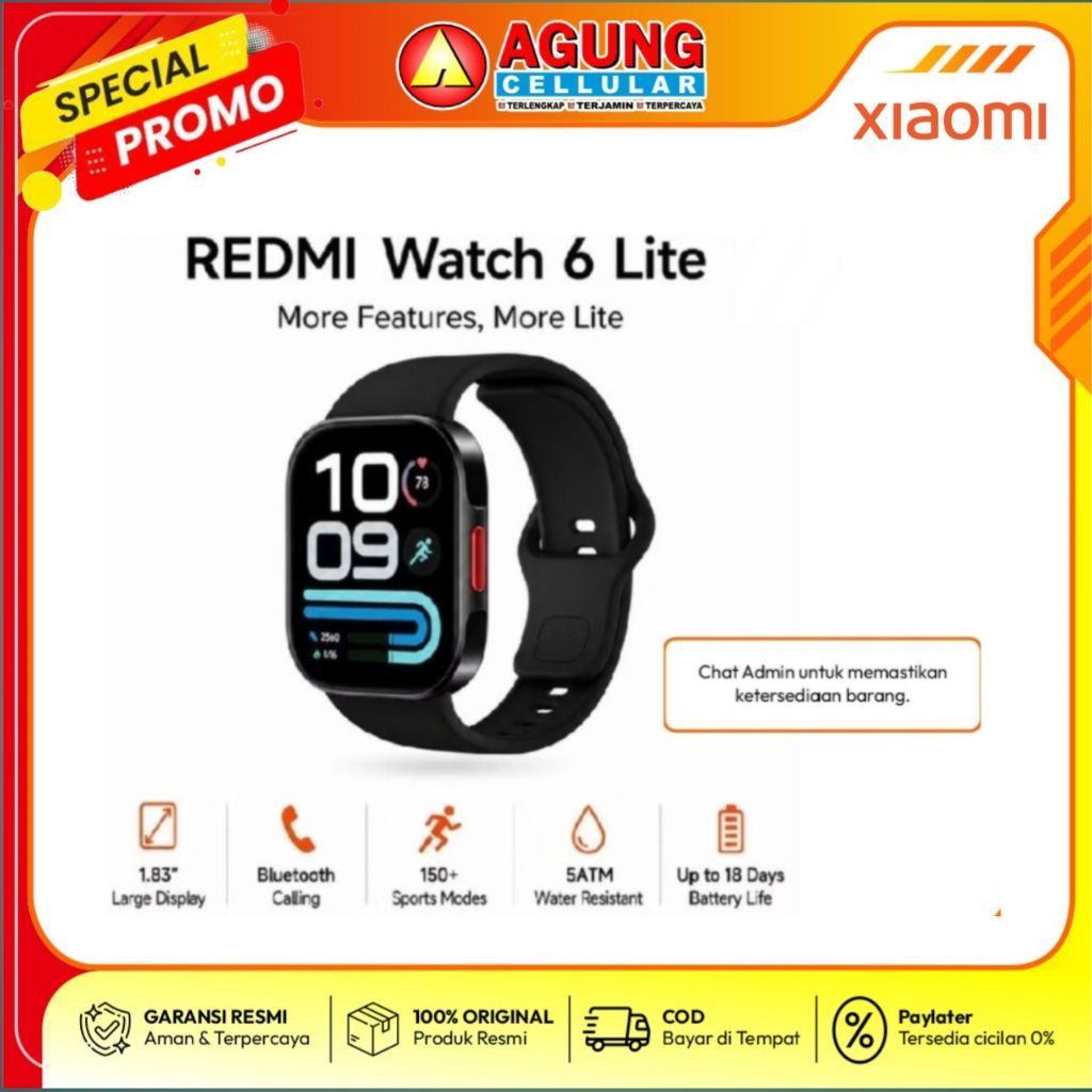 Redmi watch 6 lite Bergaransi Resmi Indonesia
