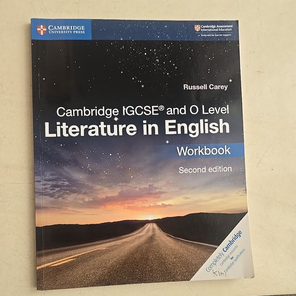 Buku Original Cambridge IGCSE O Level Literature in English Workbook Second Edition Kondisi Baik
