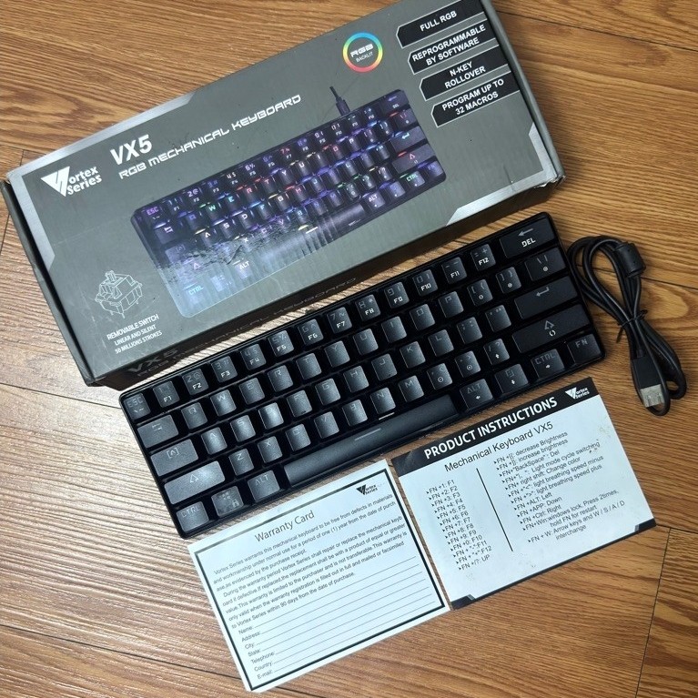 Keyboard Mechanical 60% Vortex Series VX5 RGB